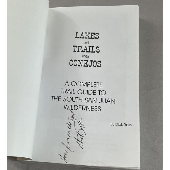 Lakes & Trails of the Conejos Trail Guide South San Juan Wilderness SIGNED Book - Picture 8 of 15
